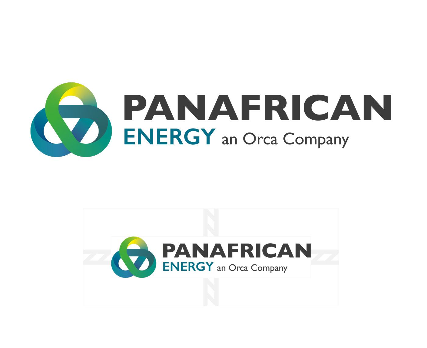 A graphic depicting a logo for Pan African Energy Tanzania